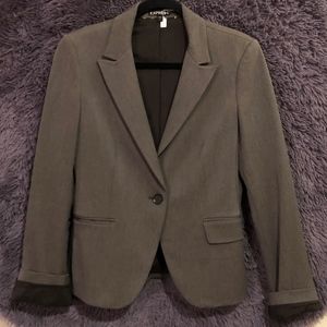 Tan/Brown Single Button Blazer